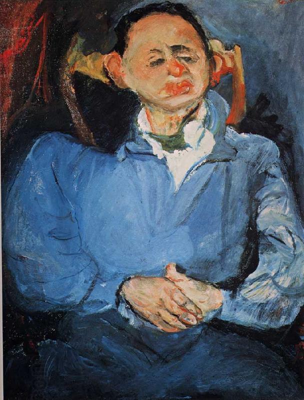 Chaim Soutine Portrait of Sculptor Miestchaninoff oil painting picture